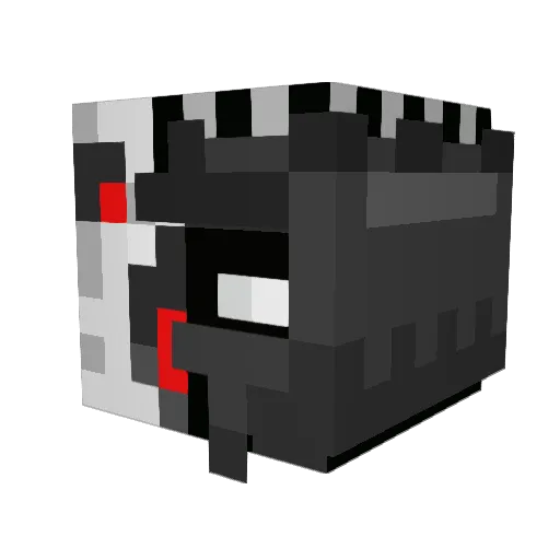 Moistfanny Minecraft avatar head, 3D render
