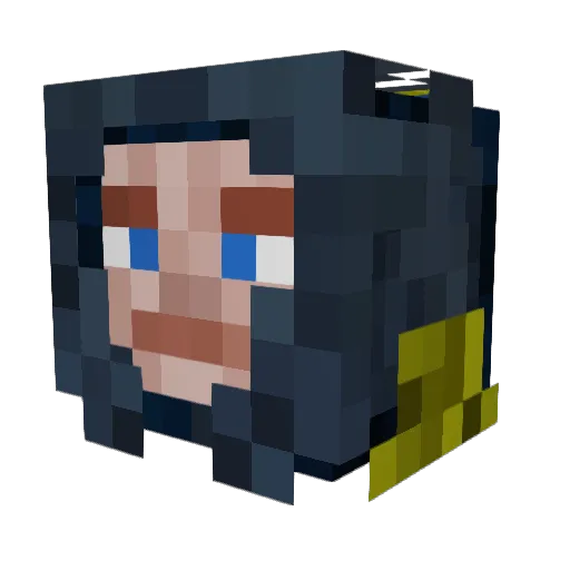 Moistman6969 Minecraft avatar head, 3D render