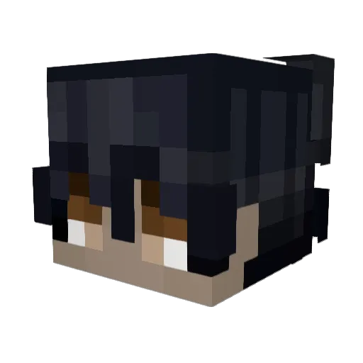 MojahiD Minecraft avatar head, 3D render