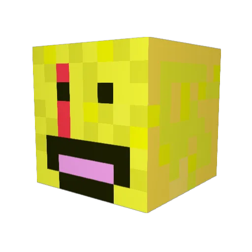 MojangSucksALot Minecraft avatar head, 3D render