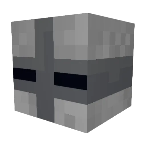 Mojave_Mailman Minecraft avatar head, 3D render