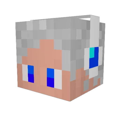 Mojay0101 Minecraft avatar head, 3D render