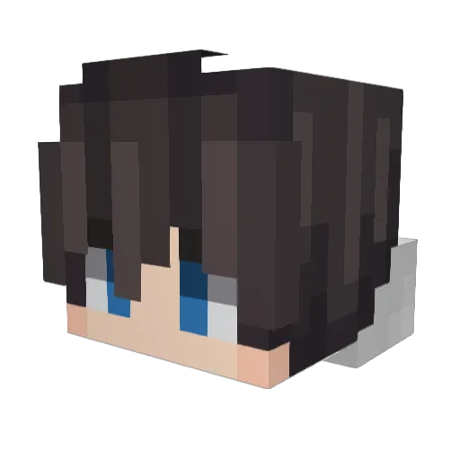 MojitoMagnum Minecraft avatar head, 3D render