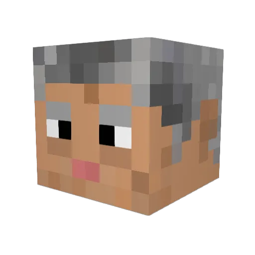 MojmirOsmi Minecraft avatar head, 3D render