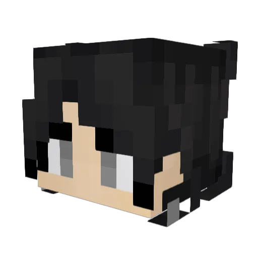 MojoBerry Minecraft avatar head, 3D render