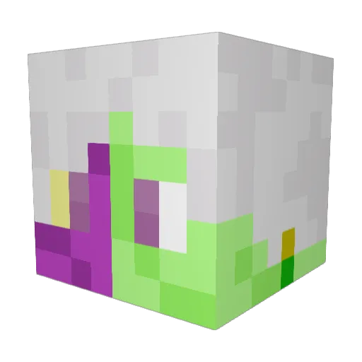 Mojohorsey Minecraft avatar head, 3D render