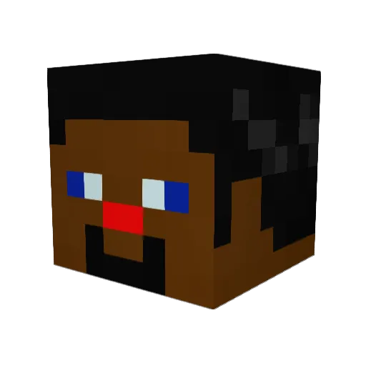 Mojoo2003 Minecraft avatar head, 3D render