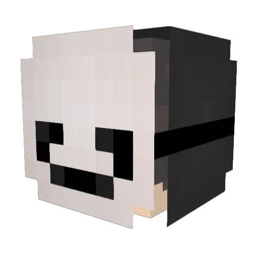 Mojoriffic12 Minecraft avatar head, 3D render