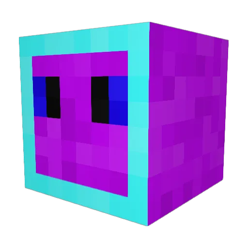 Moke_Wed_420 Minecraft avatar head, 3D render