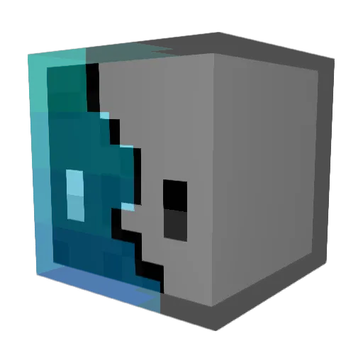 Moker22 Minecraft avatar head, 3D render