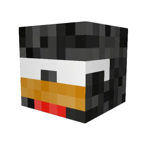 Mokilo0 Minecraft avatar head, 3D render