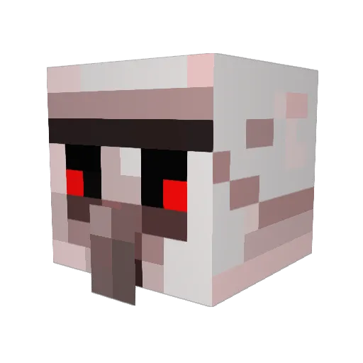 Mokkii_115 Minecraft avatar head, 3D render