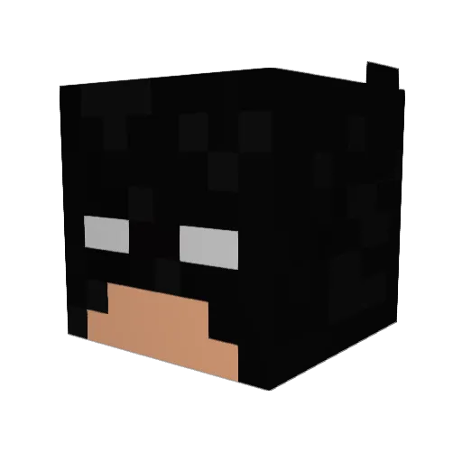 Mokle2000 Minecraft avatar head, 3D render