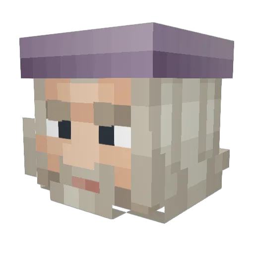 Mokowski95 Minecraft avatar head, 3D render