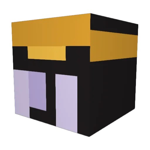 Molaaaaa Minecraft avatar head, 3D render
