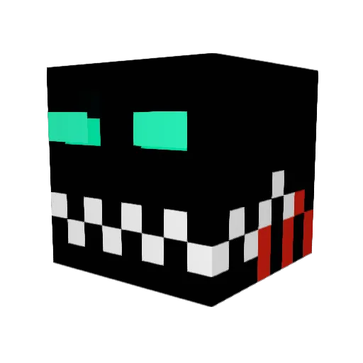 Moldiecheese Minecraft avatar head, 3D render