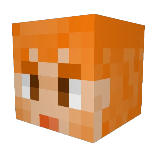 MoldyGogurt Minecraft avatar head, 3D render