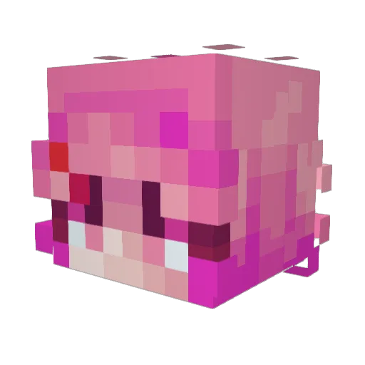 MoldyMilk_ Minecraft avatar head, 3D render