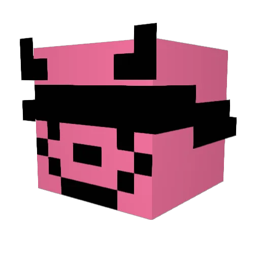 MoldyTMold Minecraft avatar head, 3D render
