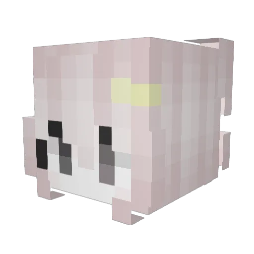 Moldytulip8106 Minecraft avatar head, 3D render