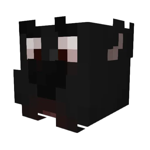 Molestoso Minecraft avatar head, 3D render