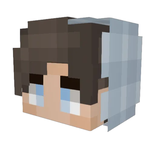 MolineroG Minecraft avatar head, 3D render