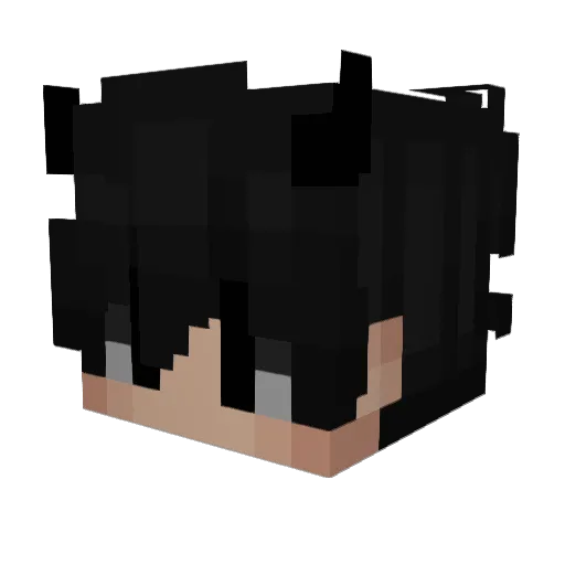 Molipaw Minecraft avatar head, 3D render