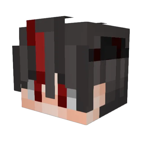 Moljoll Minecraft avatar head, 3D render