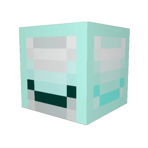 Molle268 Minecraft avatar head, 3D render