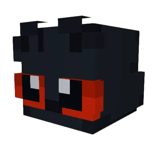 MolleteUwU Minecraft avatar head, 3D render