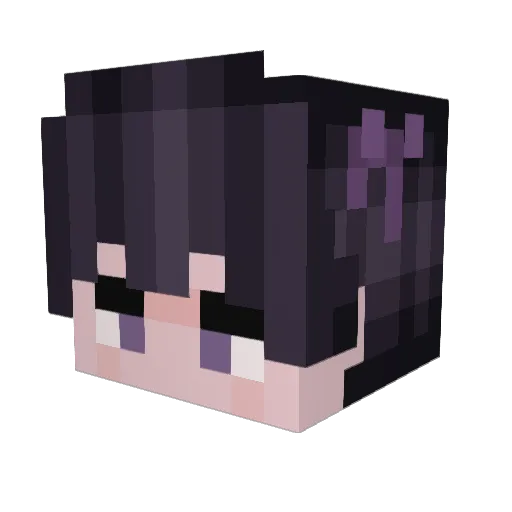 Mollimorba Minecraft avatar head, 3D render
