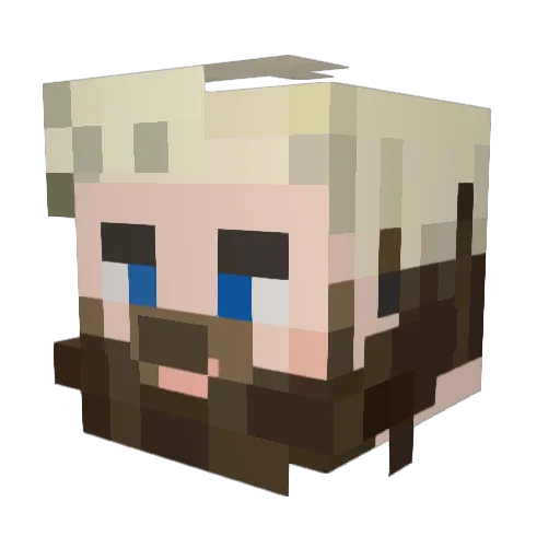 MolnarBalazs Minecraft avatar head, 3D render