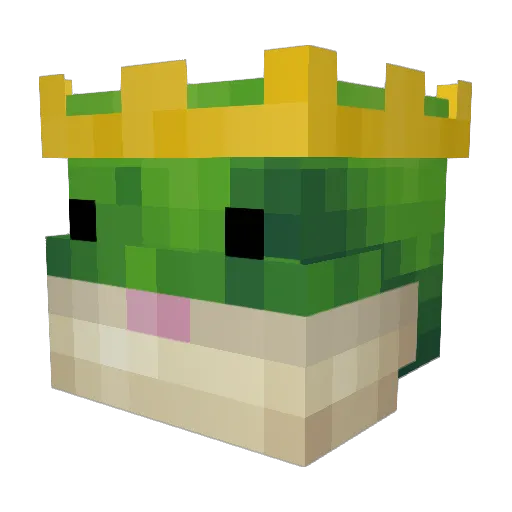 Molodoy_Flex Minecraft avatar head, 3D render
