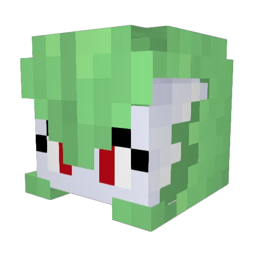 MoltenLightning Minecraft avatar head, 3D render