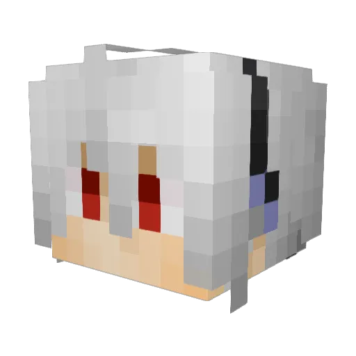 Molva_Z Minecraft avatar head, 3D render