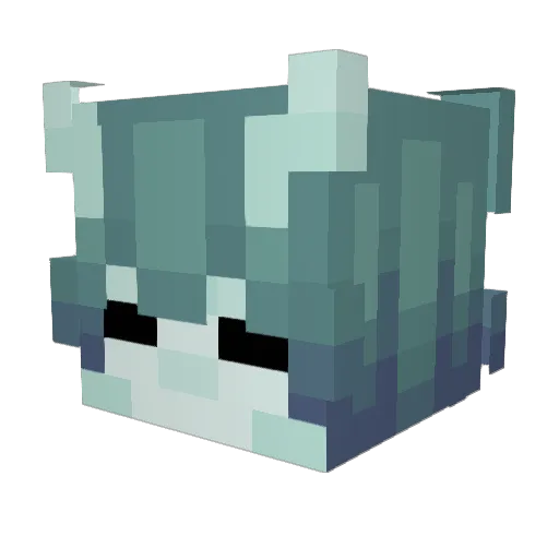 MomJojo Minecraft avatar head, 3D render