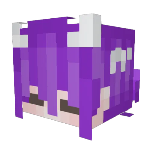 MomKarpov Minecraft avatar head, 3D render