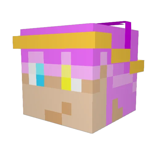 MomentOfSanity Minecraft avatar head, 3D render