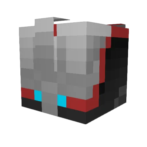 Momia_Genter Minecraft avatar head, 3D render