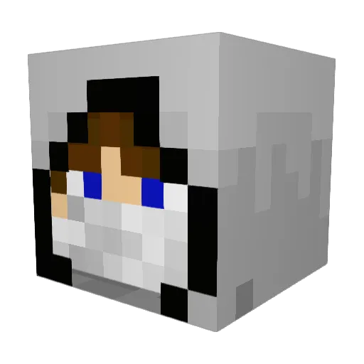 Momma_CC Minecraft avatar head, 3D render