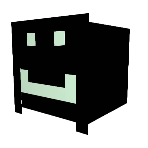 MommyCakes Minecraft avatar head, 3D render