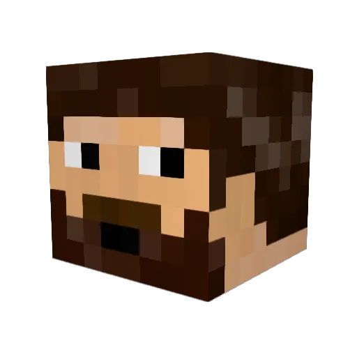 MommyGotMilk Minecraft avatar head, 3D render