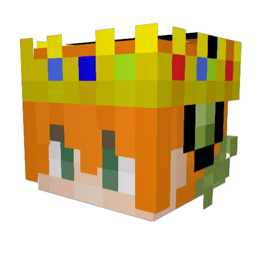 MommyHaiL Minecraft avatar head, 3D render
