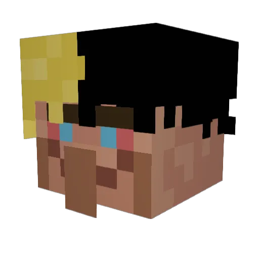 MommyKnockerz69 Minecraft avatar head, 3D render