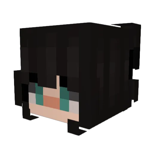 Mommy_Lia Minecraft avatar head, 3D render