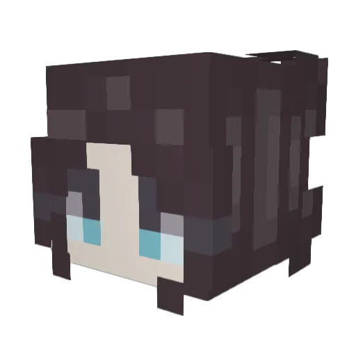 Mommy_Min Minecraft avatar head, 3D render