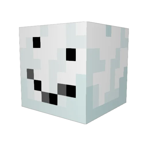 Momo9774 Minecraft avatar head, 3D render