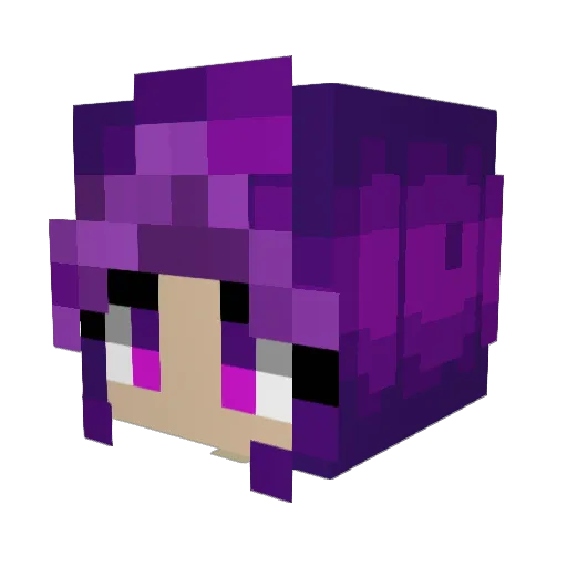 Momofier Minecraft avatar head, 3D render
