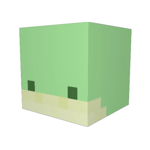 Momorissa910 Minecraft avatar head, 3D render