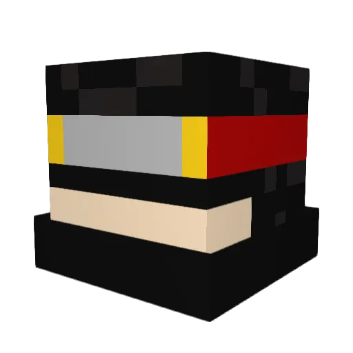 Momosapiens Minecraft avatar head, 3D render